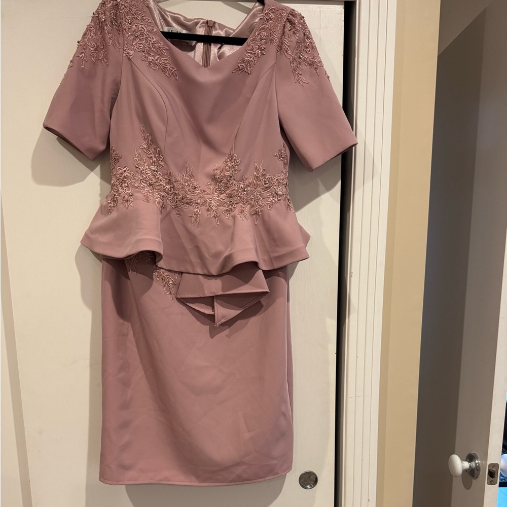 JJs House Elegant Dusty Rose Dress